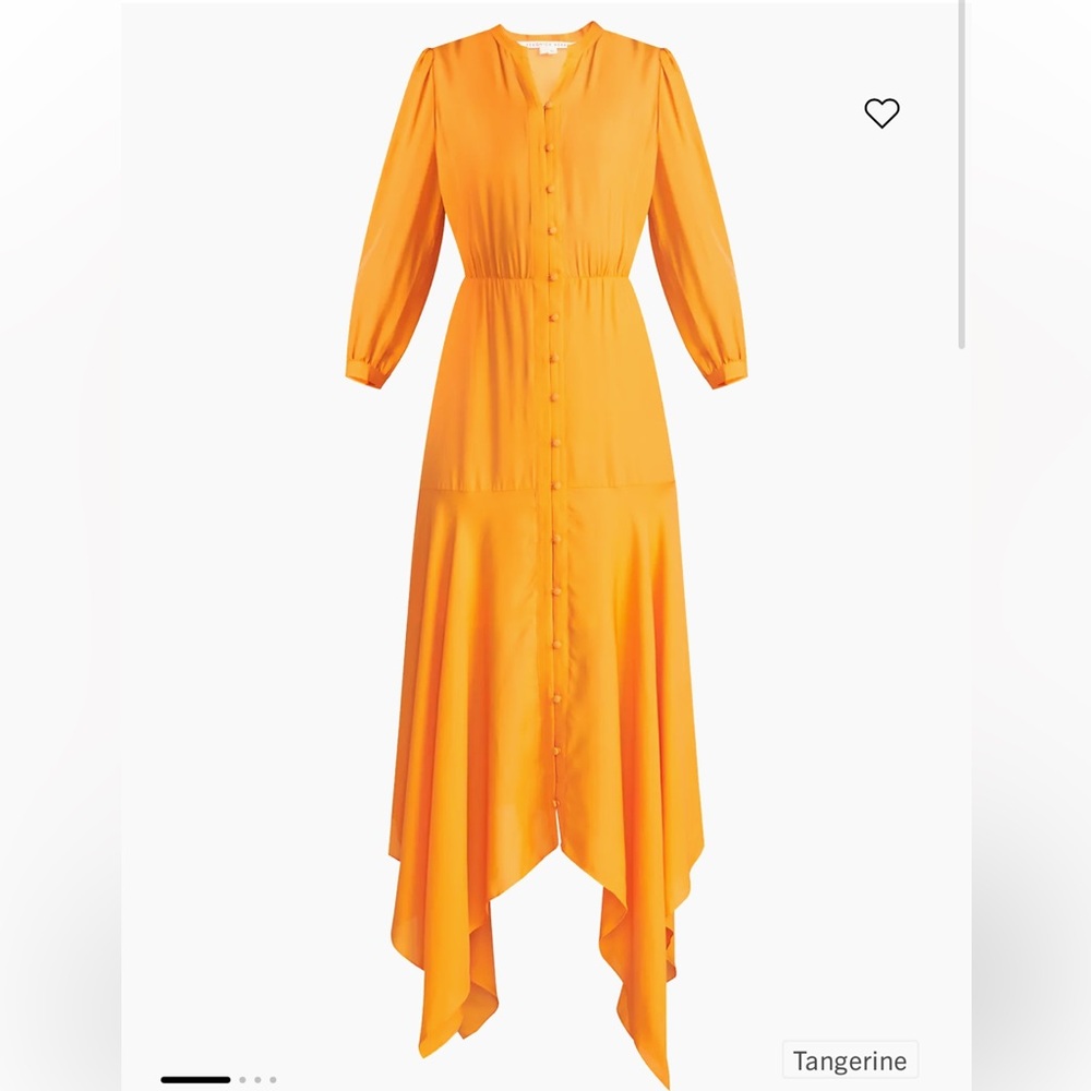 Veronica Beard Roksanda Button-Front Silk-Blend Dress